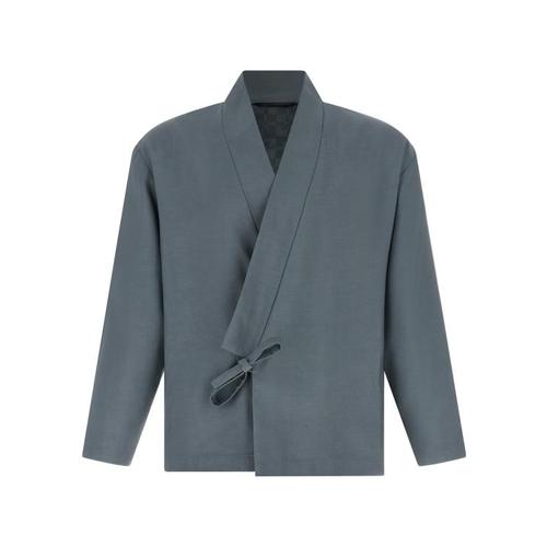 겐조 수트 자켓 기모노 블레이저 그레이