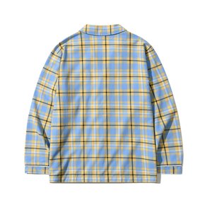 2022_LOGO FLANNEL PAJAMAS_BLUE CHECK