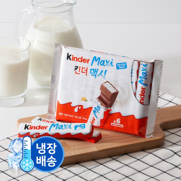 페레로 킨더 초콜릿 맥시 6개입 4세트 (총 24개입)