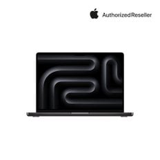 애플 맥북프로 14 M4 Pro (CPU 12코어/GPU 16코어) 24GB 512GB 스페이스 블랙 MX2H3KH/A