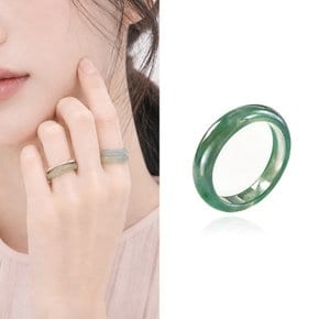 천연비취 그린 제이드 옥반지 소