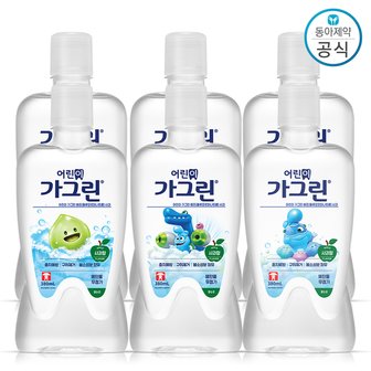  가그린 어린이용 사과맛 380ml 6개