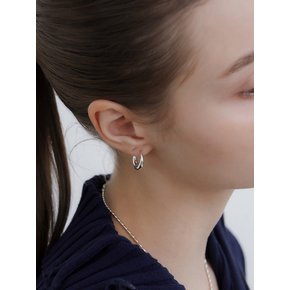 Less earring_silver