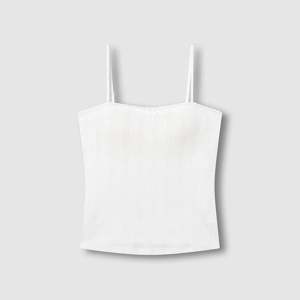 여 코튼 포인텔 크롭 브라캐미솔 J426201002001