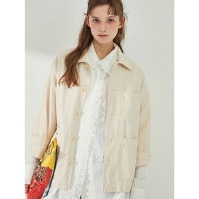 French Cotton Jacket_CREAM