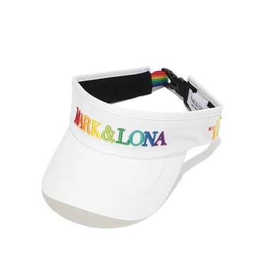 마크앤로나 U GN RAINBOW LOGO POINT VISOR (LR2YY22U)