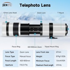 진투JINTU 420-1600mm f8.3 HD E A7R A7S A7 A6500 A6300 A6000 A5100 A5000 A3000 NEX-7 NEX-6