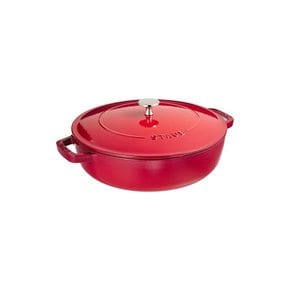 staub 스토우브 블레이저 소테판 체리 26cm 크다 양손 주물 호로우 냄비 스