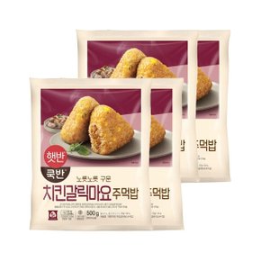 햇반 쿡반 치킨갈릭마요 주먹밥 500g x4개