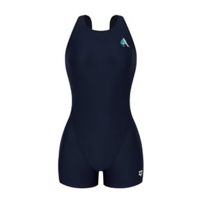 이브 2부 반신 U백 여성 실내 수영복 (A3SL1LH01NVY)(브라캡별도구매)