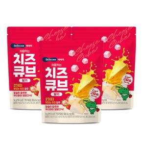 처음먹는 치즈큐브 3봉 플레인 딸기 _P392206125
