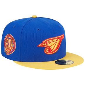 [해외] 907192 뉴에라 모자 MLB [토론토 블루제이스] Empire 59FIFTY Fitted Hat - Royal/Yellow