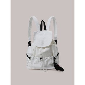 [키링증정] Rustle String Backpack - White