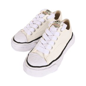 미하라 야스히로 26SS 남성 피터슨23 OG솔 캔버스 스니커즈 화이트 A11FW702 WHITE M