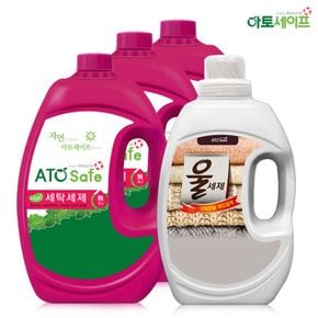 액상 세제 2.5L 3개+울전용2L 1개[31988297]