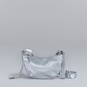 Daily Shirring Bag S Sleek Silver