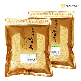 정선농협 오일장잡곡 기장쌀 1kgx2봉(2kg)