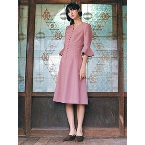 Flare Dress _ Pink