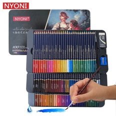 텐바이텐 Nyoni 100색 수채화 색연필 철제틴케이스
