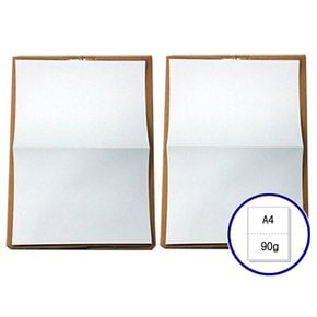 이등분지 A4용지 A4 복사용지 90g 1500매 2BOX