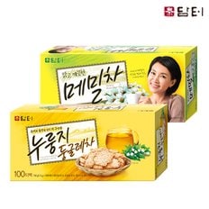  담터 누룽지 둥굴레차 100T +메밀차 100T (200T)