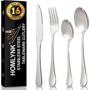 영국 빌레로이앤보흐 커트러리 BHK HOMLYNK Cutlery Set 16 Piece Teaspoons Knife and Forks Se