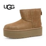 어그 클래식 미니 플랫폼 체스트넛 UGG 여성부츠(1134991-CHE)