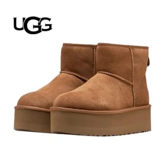 UGG 어그 클래식 미니 플랫폼 체스트넛 UGG 여성부츠(1134991-CHE)