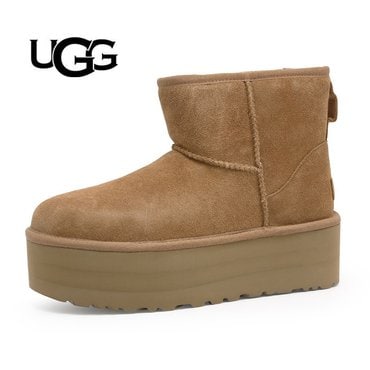 UGG 어그 클래식 미니 플랫폼 체스트넛 UGG 여성부츠(1134991-CHE)