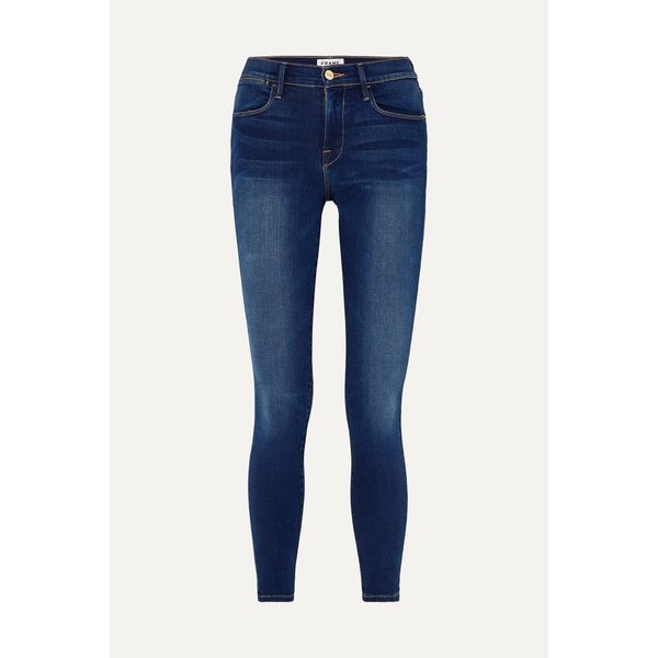 르 하이 스키니 진 다크 데님 8378037991492582