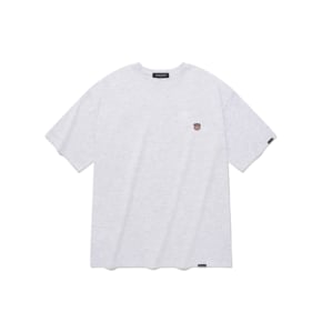 SP SAINT SMALL LOGO T SHIRTS-ASH MELANGE