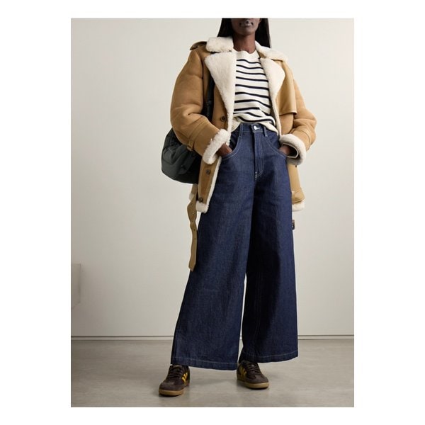 넷 서스테인 스케이터 하이라이즈 와이드 진 다크 데님 1647597333094265