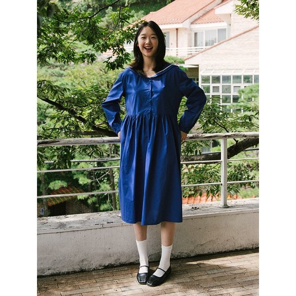 Positano Sailor Dress_BLUE