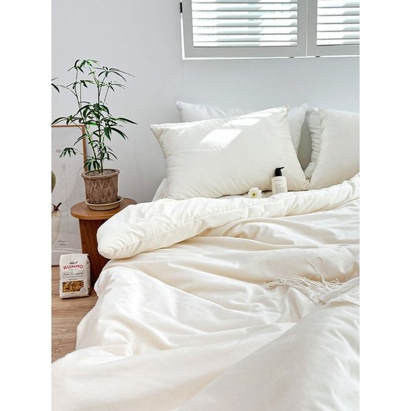 윈터테일 겨울 극세사 리버서블 옥수수솜 무봉제 차렵이불 SS/Q 8colors