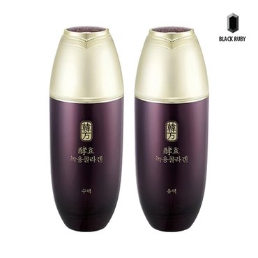 수려한 효 녹용콜라겐 기초2종 수액 140ml + 유액 140ml