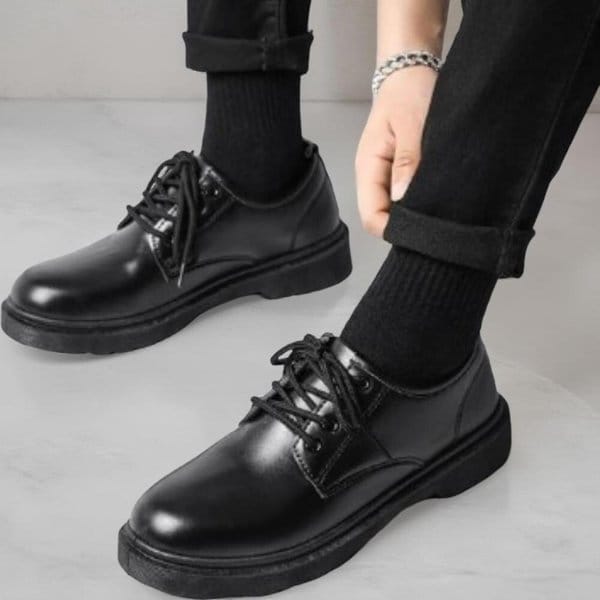 [옷자락] 남성 정장 스타일 블랙 편안한 착용감 로퍼 슈즈