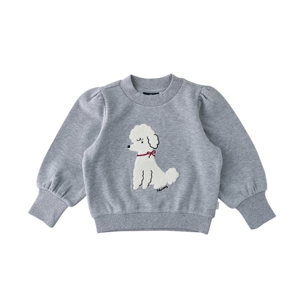 [여주점] [오프라벨 여주점] 블루독 (MG) 기모퍼프소매스웨트셔츠 (24C25-334-52)