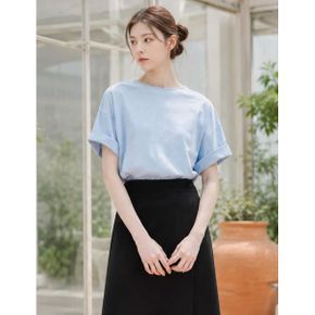 솔리드 절개라인 코튼워싱면 티셔츠  GAMTS02G _P336030526