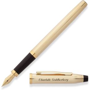 독일 크로스 만년필 Cross Century II Fountain Pen Gold-Plated with Personal Laser Engraving