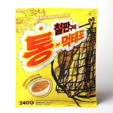 글로벌푸드 피쉬트리 철판구이 통 먹태포 (청양마요소스 포함) 240g