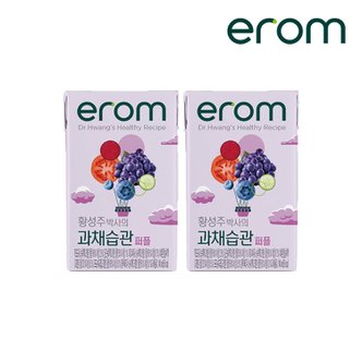  이롬 황성주 박사의 과채습관 퍼플 140ml x 24팩