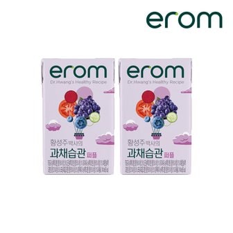  이롬 황성주 박사의 과채습관 퍼플 140ml x 24팩