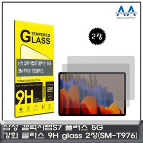 갤럭시탭S7플러스 5G (SM-T976) 강화글라스 2장구성