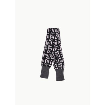 샵아모멘토 메릴로게 24FW arcade mini scarf, pink/black