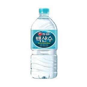 농심 백산수 1L x 48펫 / 먹는샘물 생수