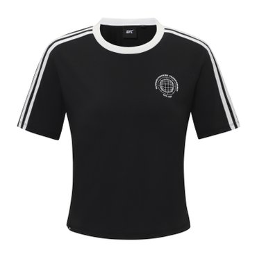 UFC SPORT UFC 우먼스 라인 슬림핏 반팔 티셔츠 블랙 U2SSW2241BK