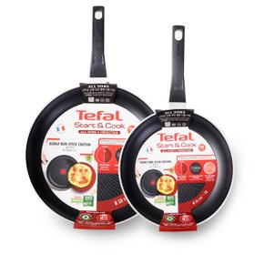 테팔 IH 스타트앤쿡 프라이팬 2종 2개(24cm x1 +30cm x1)/Tefal 인덕션 후라