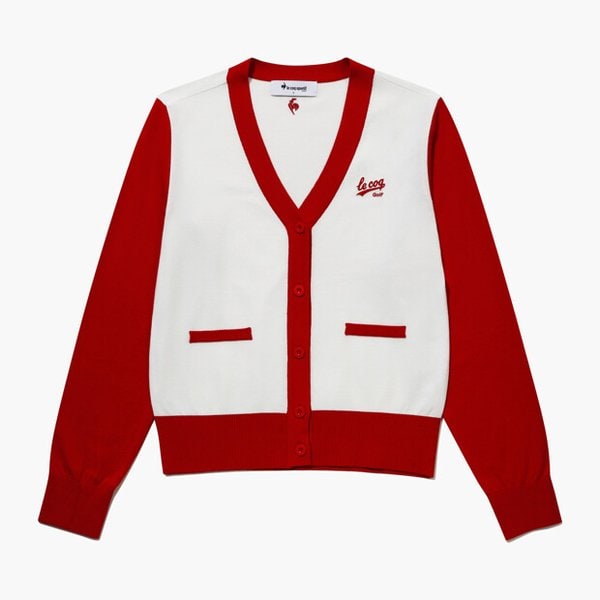 [여주점] 여성 에센셜 V넥 가디건 GR122LKC11 RED0