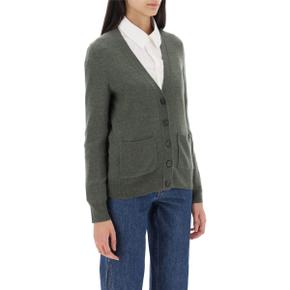 아페쎄 A.p.c. louisa cardigan in virgin wool Cardigan WVBBY F22239 KAKI