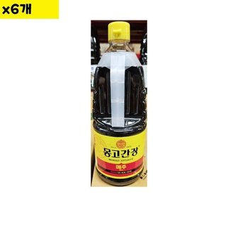  식자재 몽고식품 메주콩간장 1.5L x6개 (WC777E0)